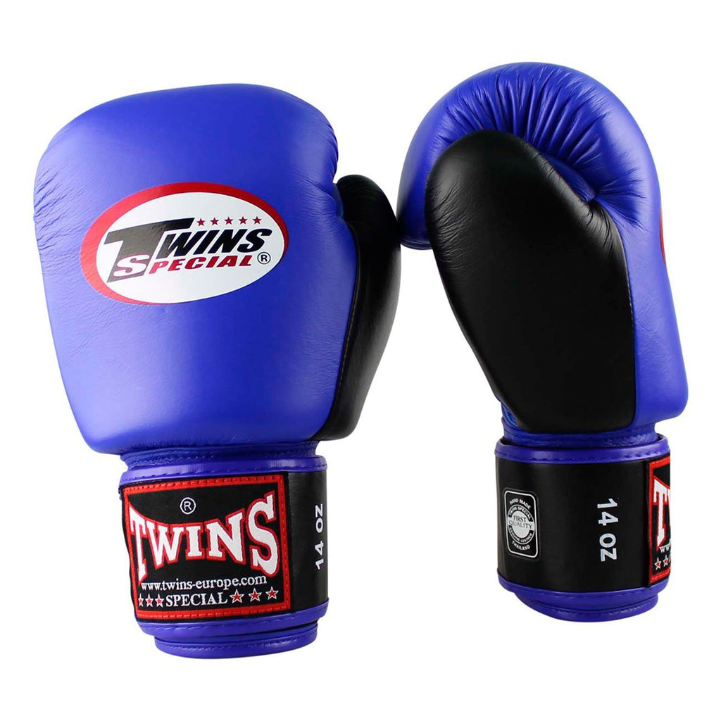 Twins Special Boxing Gloves BGVL3-T Bk/Bu Blue Front shop online at  SUPER EXPORT SHOP.