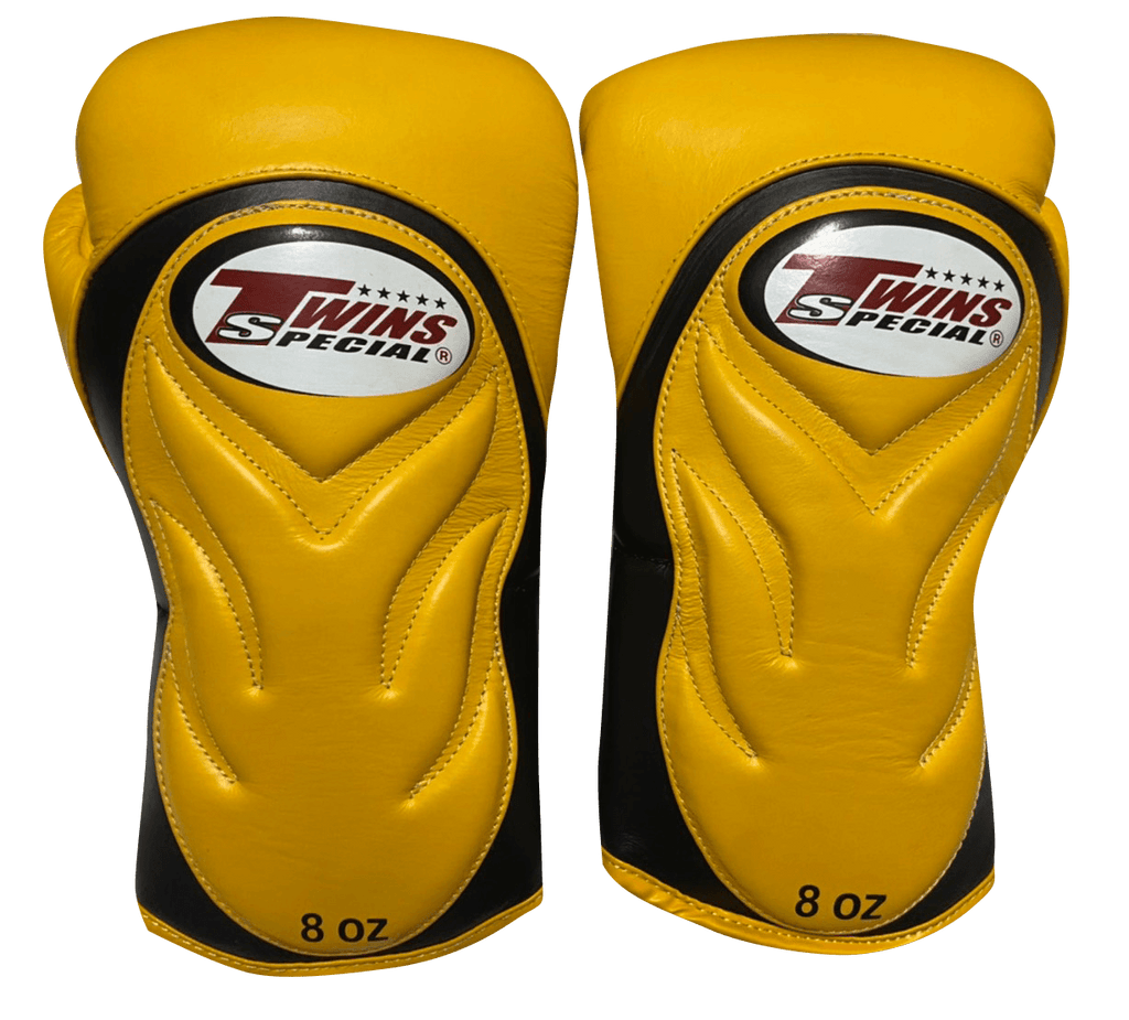 Twins Special Boxing Gloves BGVL6 Black Yellow Twins Special