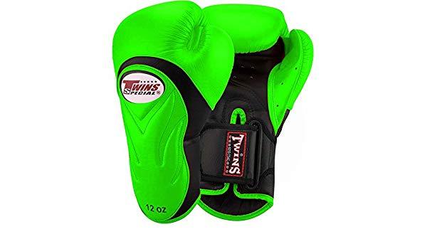 Twins Special BOXING GLOVES BGVL6 BLACK/GREEN shop online at  SUPER EXPORT SHOP.