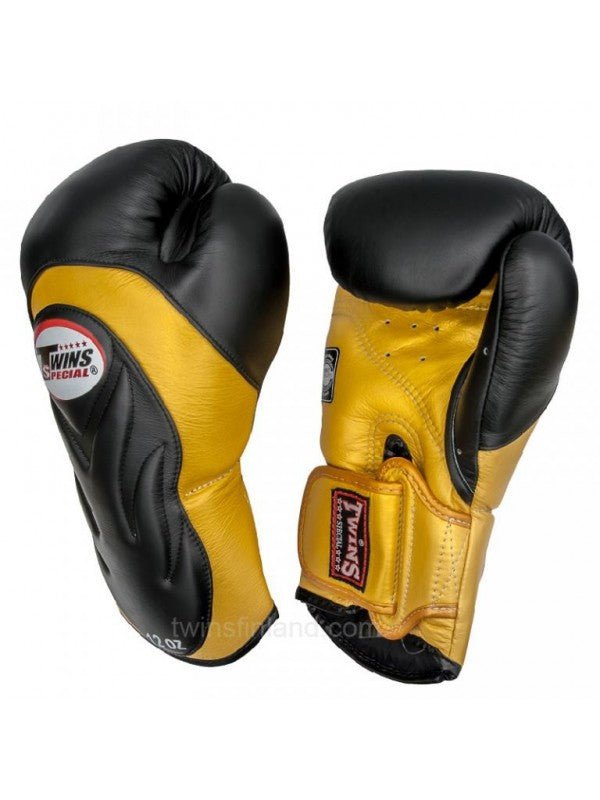 Twins Special BOXING GLOVES BGVL6 GOLD/ BLACK - SUPER EXPORT SHOP