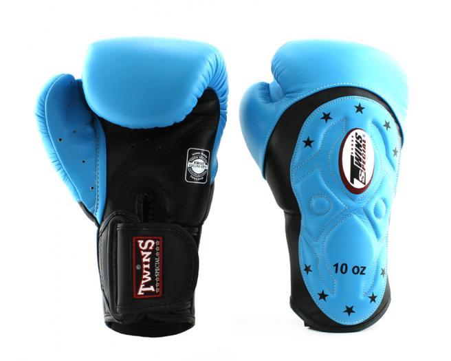 Twins Special BOXING GLOVES BGVL6 MK BLACK/ LIGHT BLUE - SUPER EXPORT SHOP