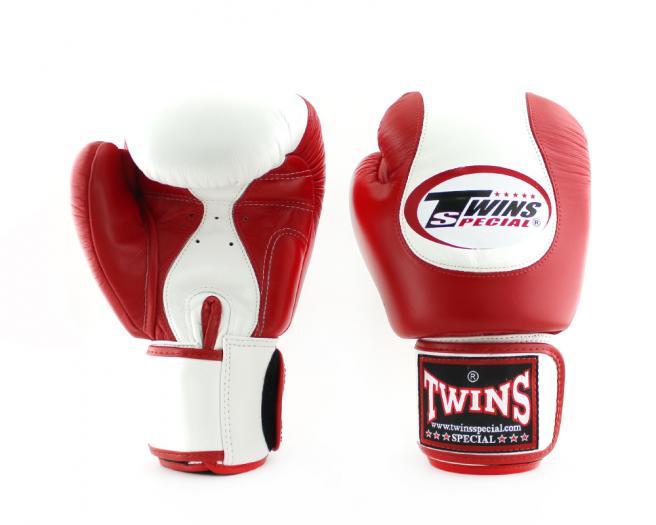 Twins Special BOXING GLOVES BGVL9 WHITE/RED - SUPER EXPORT SHOP