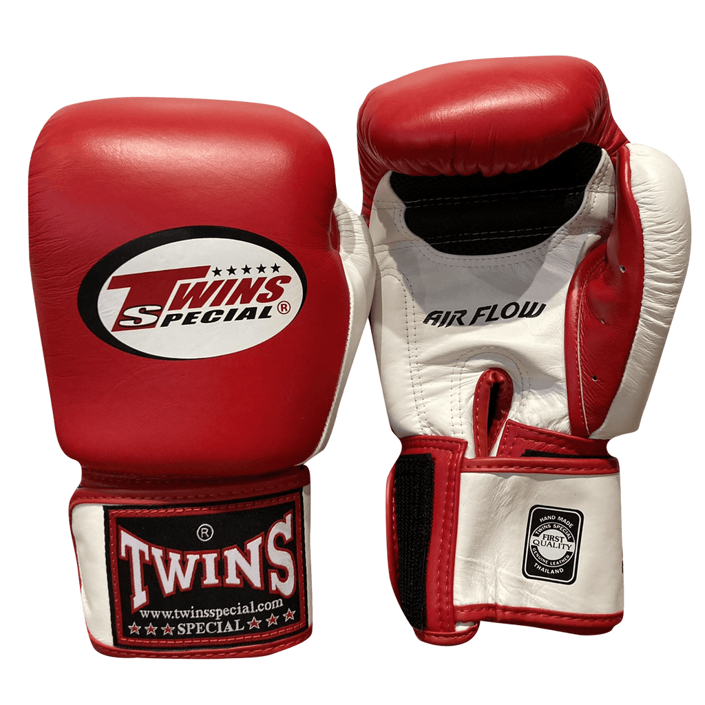 Twins Special Boxing Gloves BGVLA-2T Wh/Rd/Bk Red Front - SUPER EXPORT SHOP