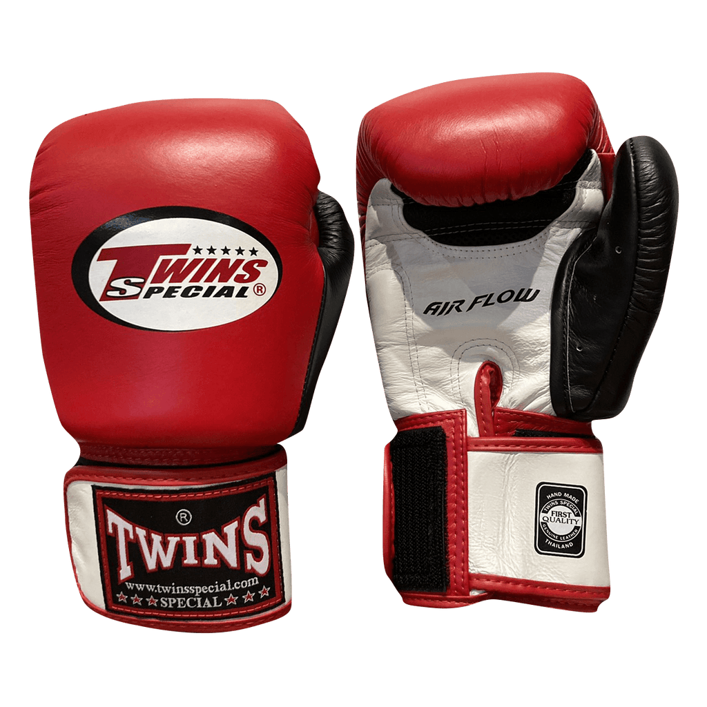 Twins Special Boxing Gloves BGVLA-3T Wh/Rd/Bk/Bk Red Front Twins Special