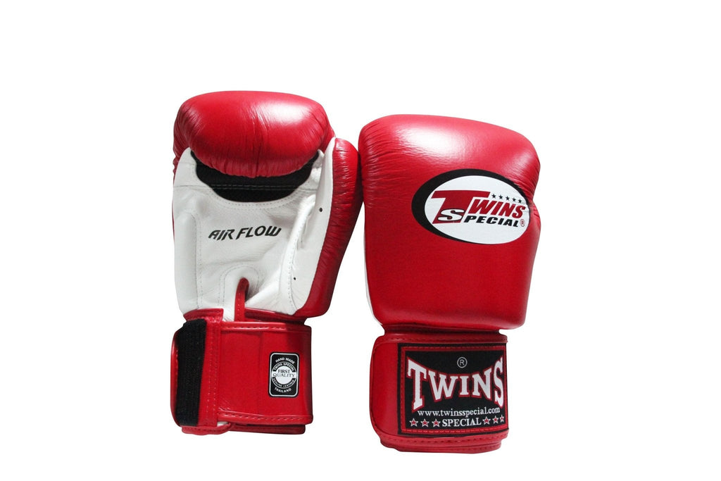 Twins Special BOXING GLOVES BGVLA2 AIR FLOW WH/RD/BK RED FRONT - SUPER EXPORT SHOP