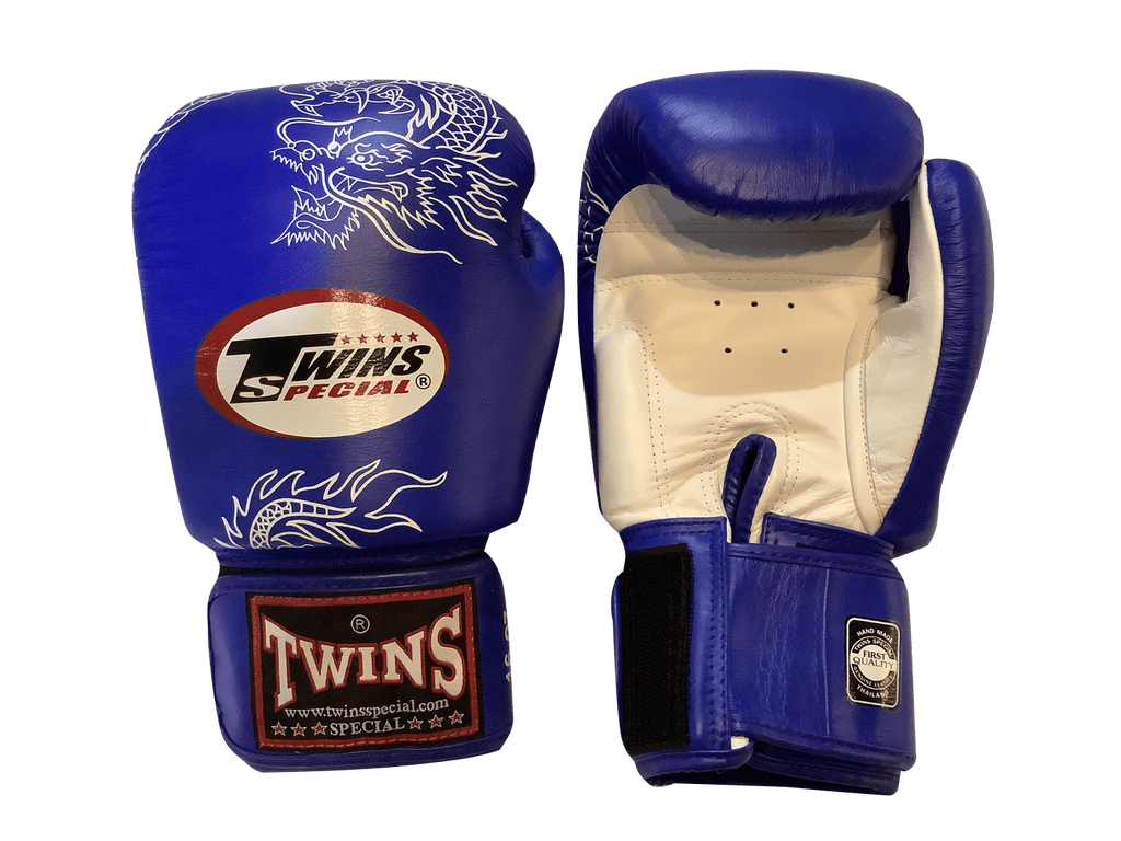 Twins Special BOXING GLOVES FBGV3-6S BLUE/SILVER - SUPER EXPORT SHOP