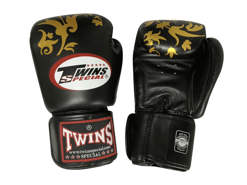 Twins Special BOXING GLOVES FBGVL3-26G BLACK/GOLD - SUPER EXPORT SHOP