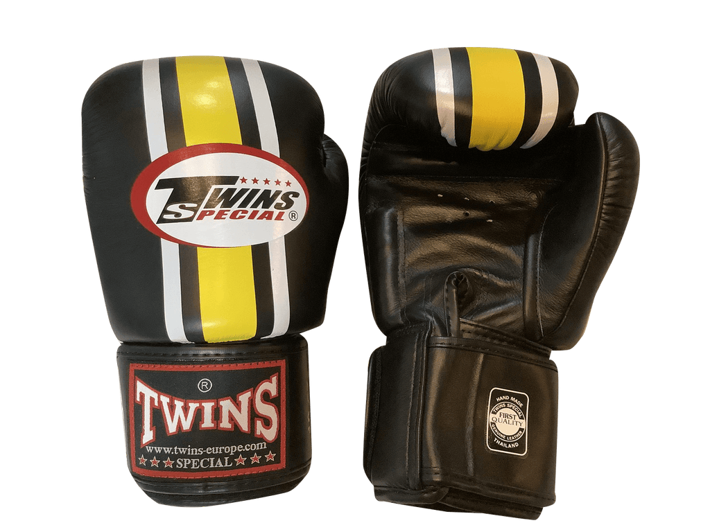 Twins Special BOXING GLOVES FBGVL3-3 BLACK/YELLOW - SUPER EXPORT SHOP