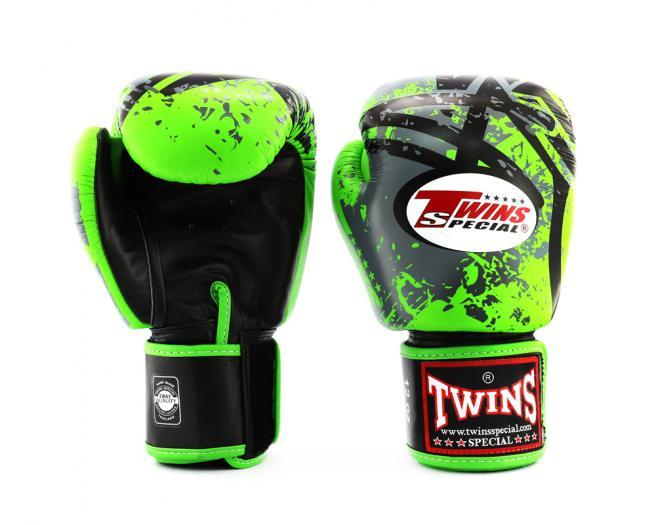 Twins Special BOXING GLOVES FBGVL3-36 GREEN - SUPER EXPORT SHOP