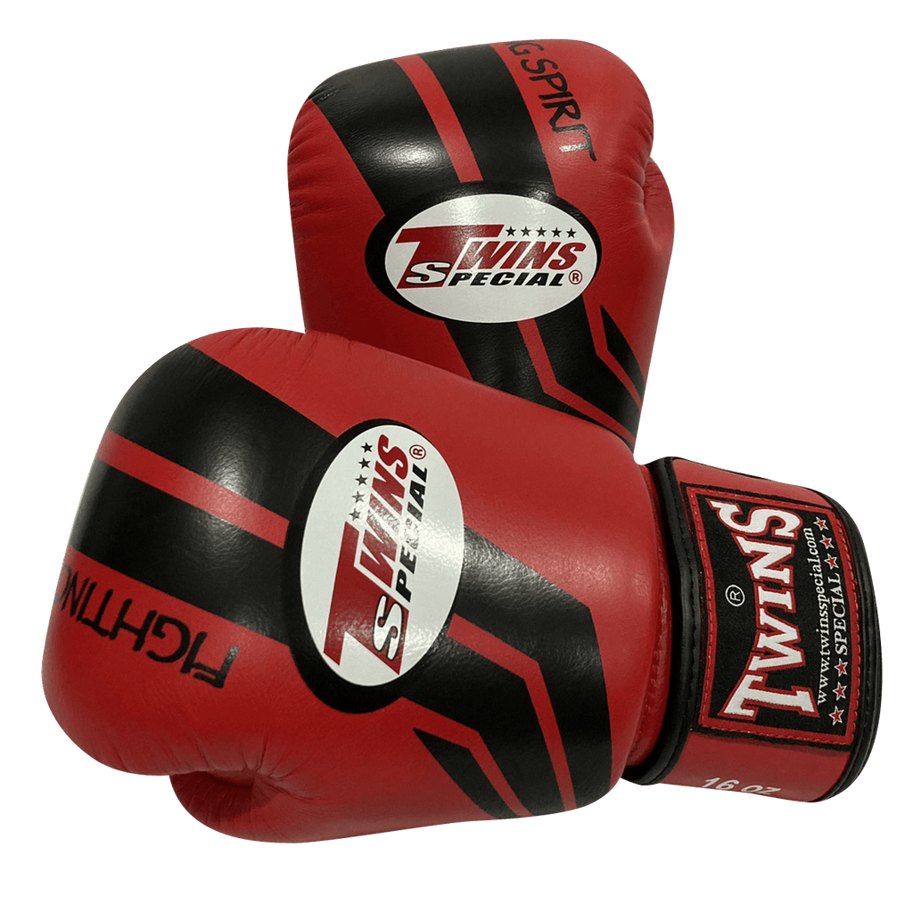 Twins Special BOXING GLOVES FBGVL3-43 Black Red - SUPER EXPORT SHOP