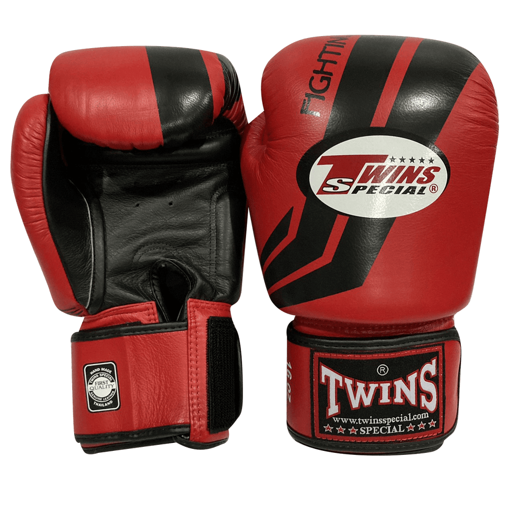 Twins Special BOXING GLOVES FBGVL3-43 Black Red - SUPER EXPORT SHOP