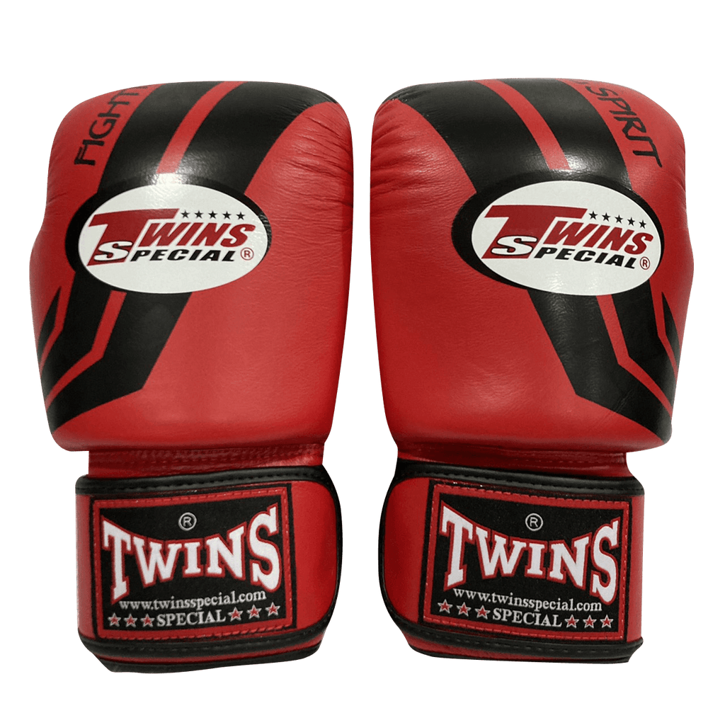 Twins Special BOXING GLOVES FBGVL3-43 Black Red - SUPER EXPORT SHOP