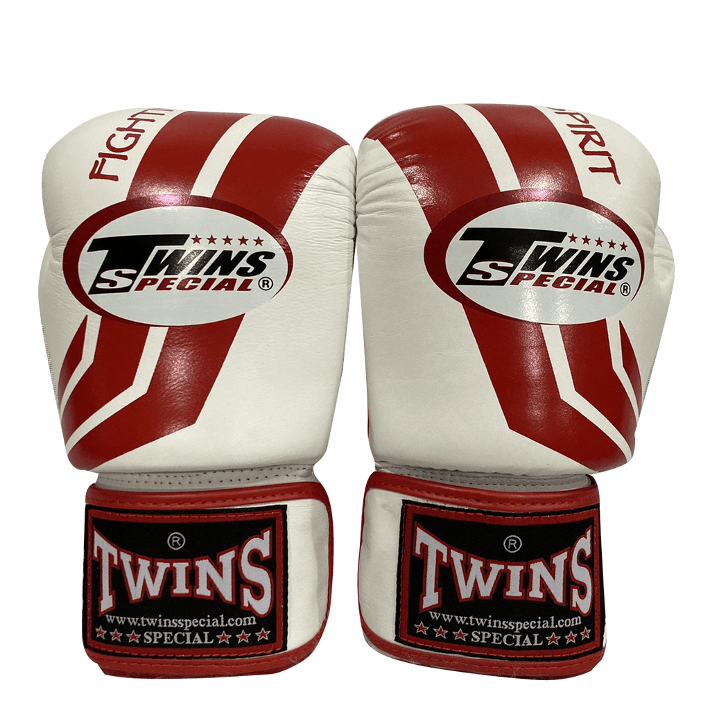 Twins Special BOXING GLOVES FBGVL3-43 Red White - SUPER EXPORT SHOP