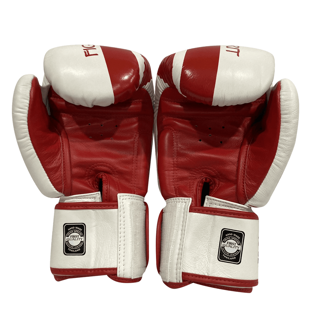 Twins Special BOXING GLOVES FBGVL3-43 Red White - SUPER EXPORT SHOP