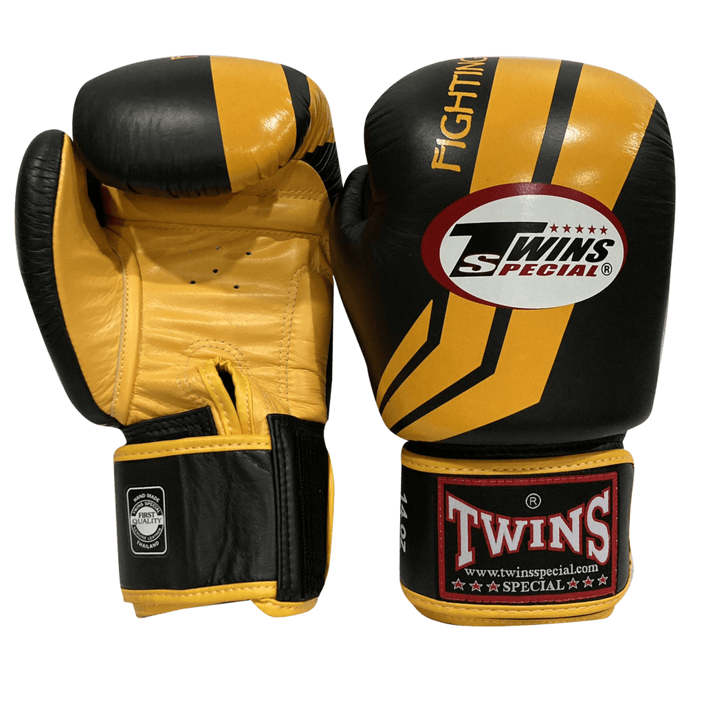 Twins Special BOXING GLOVES FBGVL3-43 Yellow Black - SUPER EXPORT SHOP