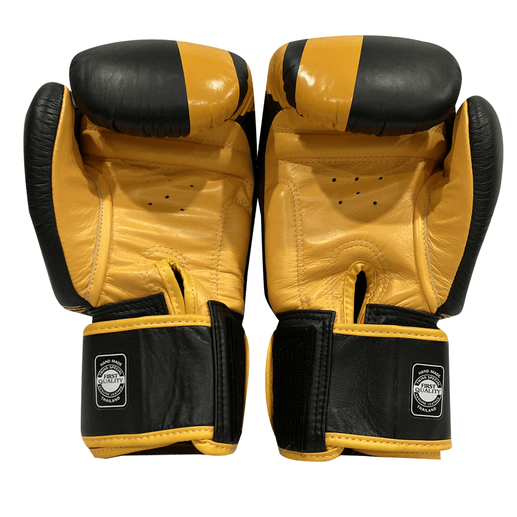 Twins Special BOXING GLOVES FBGVL3-43 Yellow Black - SUPER EXPORT SHOP