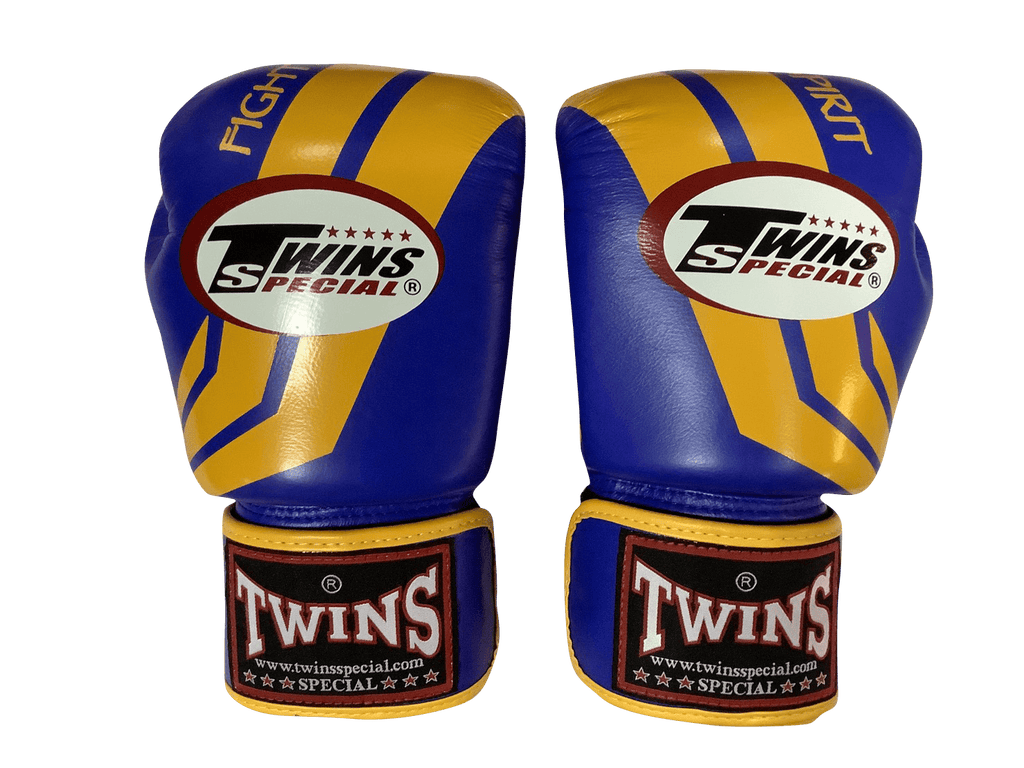 Twins Special Boxing Gloves FBGVL3-43 yellow/blue - SUPER EXPORT SHOP