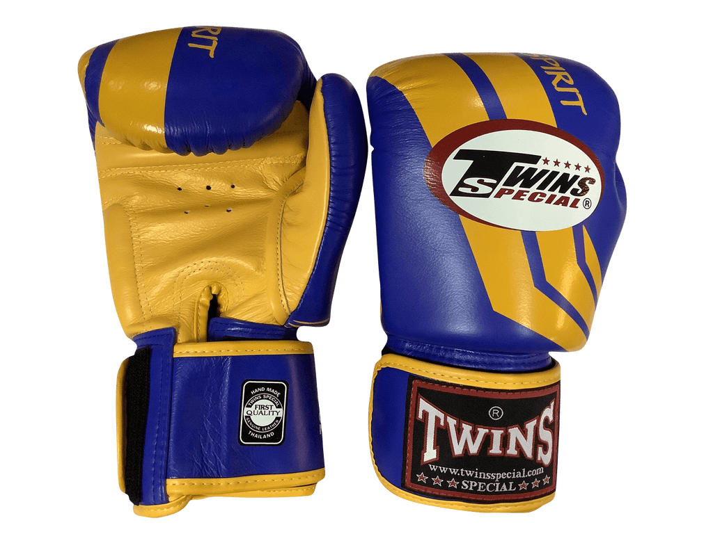 Twins Special Boxing Gloves FBGVL3-43 yellow/blue - SUPER EXPORT SHOP