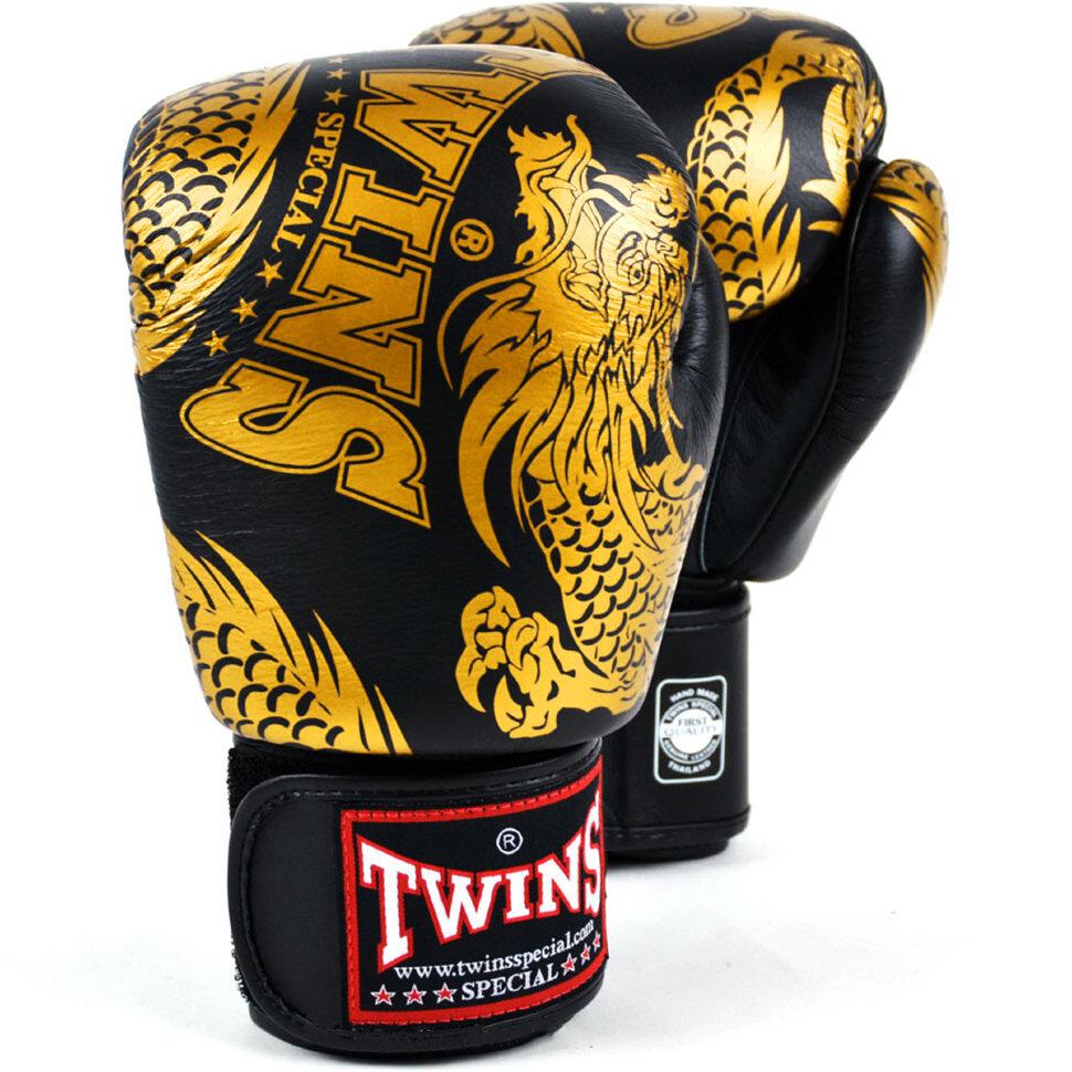 Twins Special BOXING GLOVES FBGVL3-49 GOLD/BLACK Twins Special