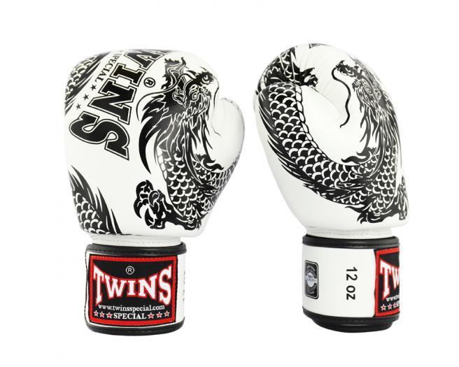 Twins Special Boxing Gloves FBGVL3-49 White/Black Twins Special