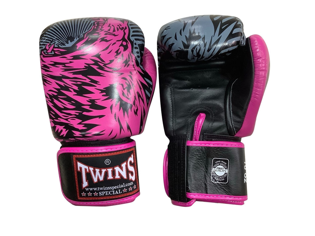 Twins Special BOXING GLOVES FBGVL3-50 DARK PINK/BLACK - SUPER EXPORT SHOP