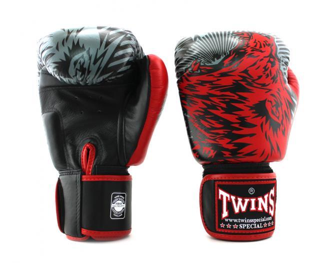 Twins Special BOXING GLOVES FBGVL3-50 RED/BLACK - SUPER EXPORT SHOP