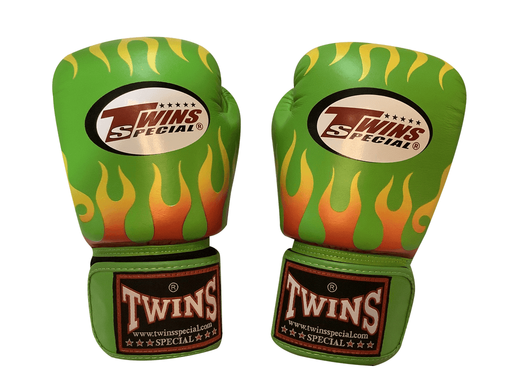 Twins Special BOXING GLOVES FBGVL3-7 FIRE GREEN - SUPER EXPORT SHOP