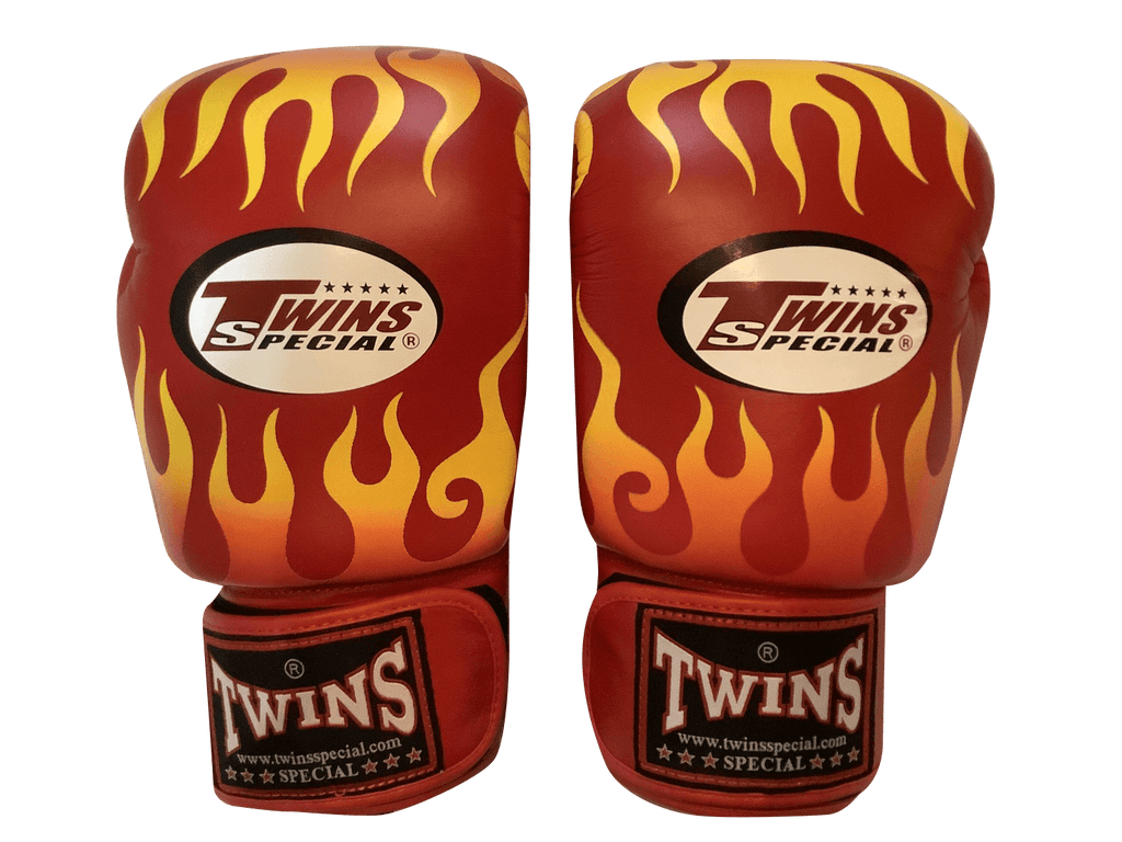 Twins Special BOXING GLOVES FBGVL3-7 FIRE RED - SUPER EXPORT SHOP