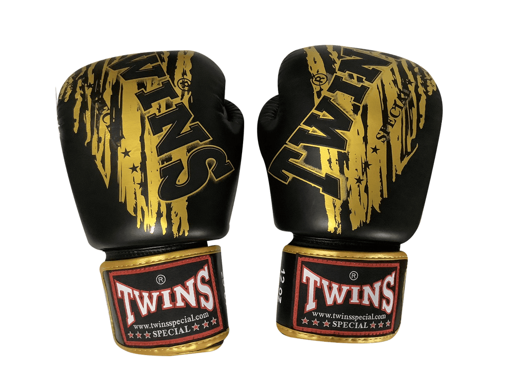 Twins Special BOXING GLOVES FBGVL3-TW3 BLACK/GOLD - SUPER EXPORT SHOP