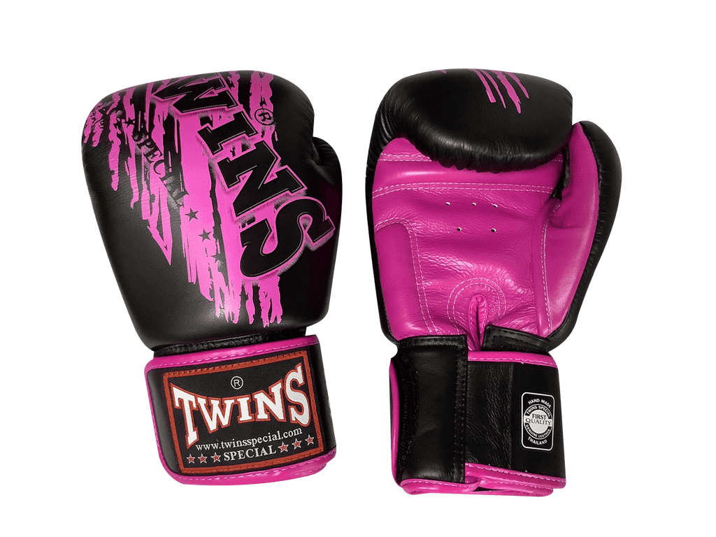 Twins Special Boxing Gloves FBGVL3-TW3 Black/Pink - SUPER EXPORT SHOP