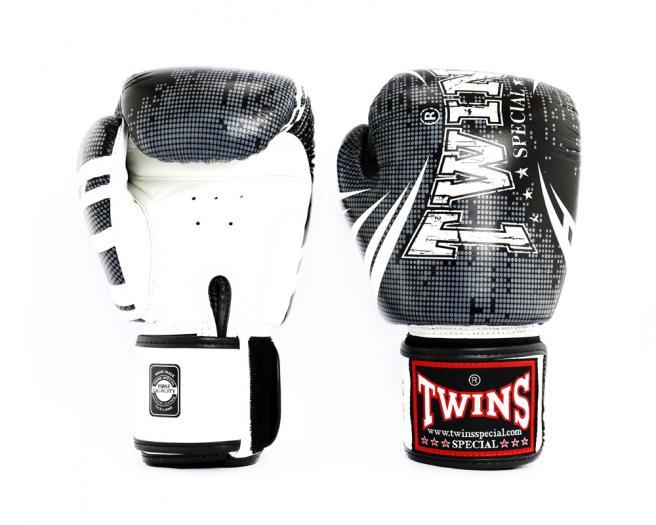 Twins Special BOXING GLOVES FBGVL3-TW5 BLACK/WHITE - SUPER EXPORT SHOP