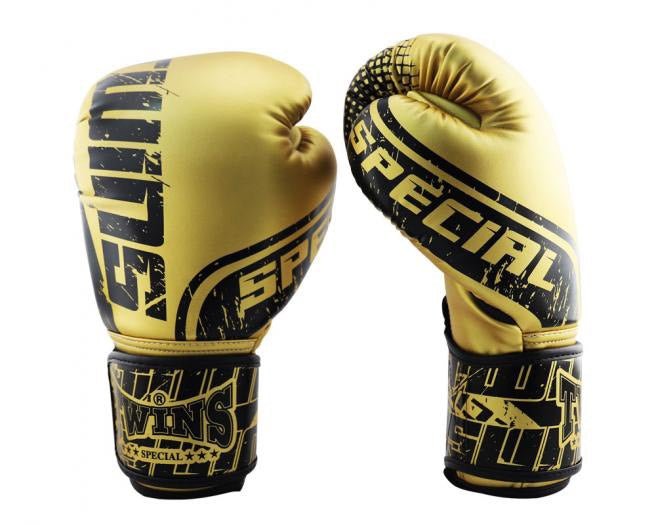 Twins Special Boxing Gloves FBGVS12-TW7 Black Gold - SUPER EXPORT SHOP