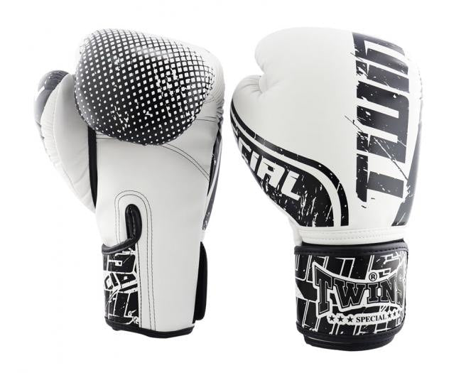 Twins Special Boxing Gloves FBGVS12-TW7 Black White SUPER EXPORT SHOP