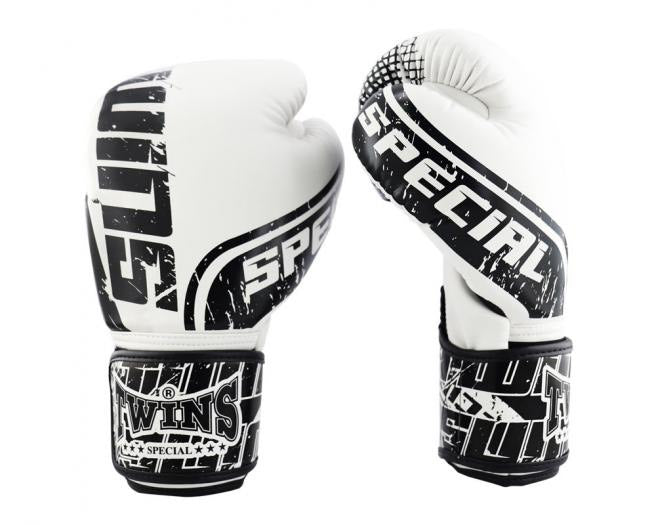 Twins Special Boxing Gloves FBGVS12-TW7 Black White SUPER EXPORT SHOP