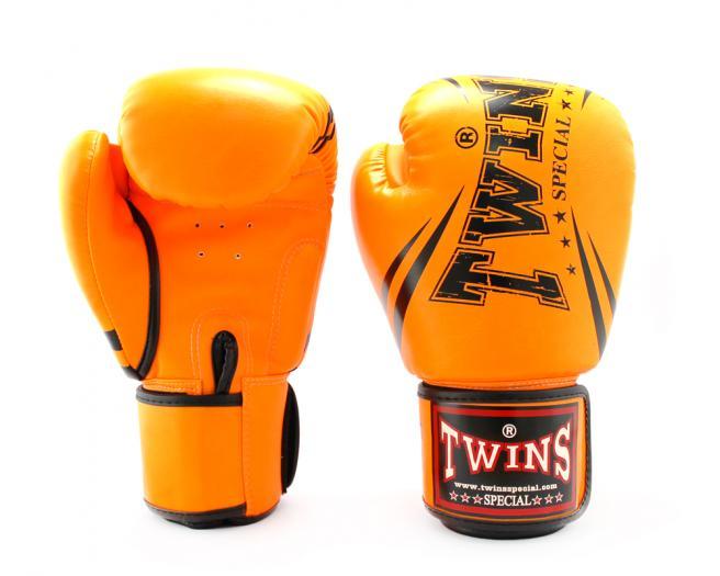 Twins Special BOXING GLOVES FBGVS3-TW6 ORANGE - SUPER EXPORT SHOP