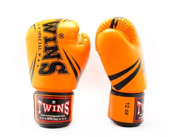 Twins Special BOXING GLOVES FBGVS3-TW6 ORANGE - SUPER EXPORT SHOP