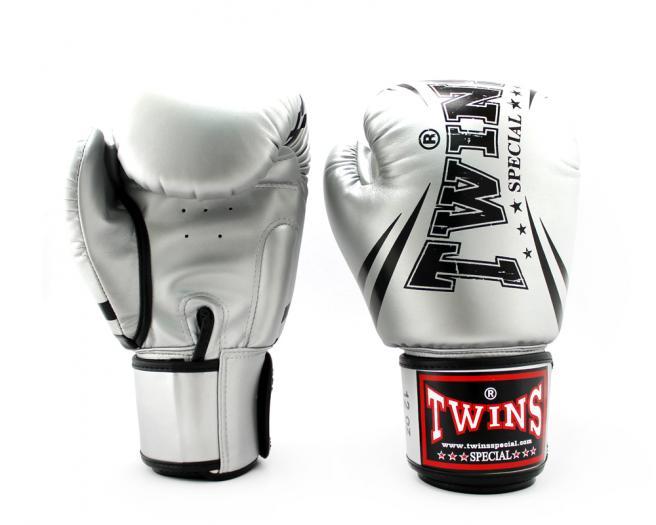 Twins Special BOXING GLOVES FBGVS3-TW6 SILVER - SUPER EXPORT SHOP