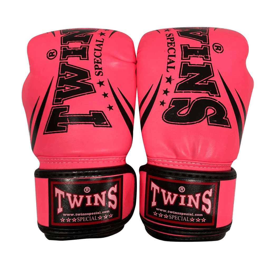 Twins Special Boxing Gloves KIDS FBGVSD3-TW6 Hot Pink Black - SUPER EXPORT SHOP