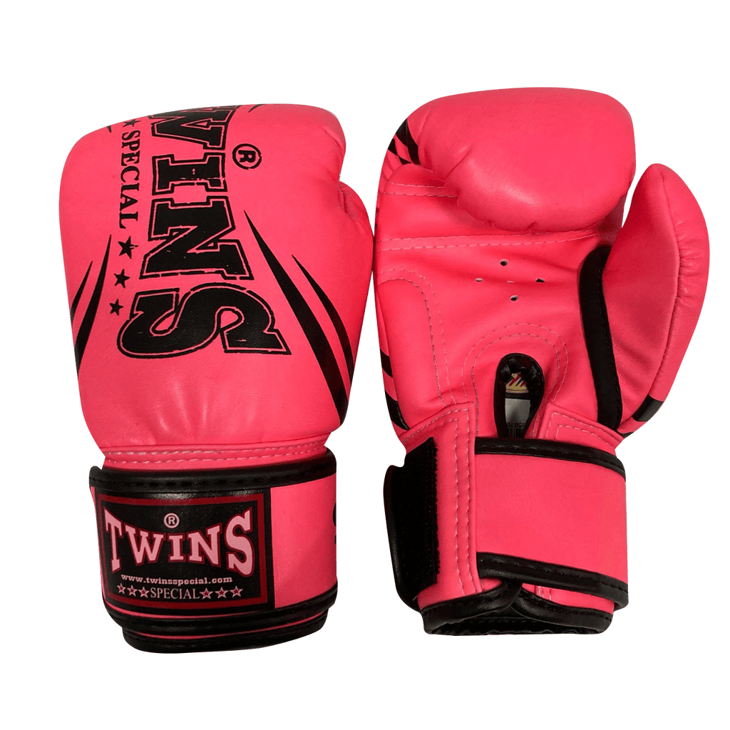 Twins Special Boxing Gloves KIDS FBGVSD3-TW6 Hot Pink Black - SUPER EXPORT SHOP