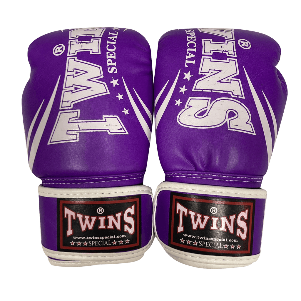 Twins Special Boxing Gloves KIDS FBGVSD3-TW6 Purple Black - SUPER EXPORT SHOP