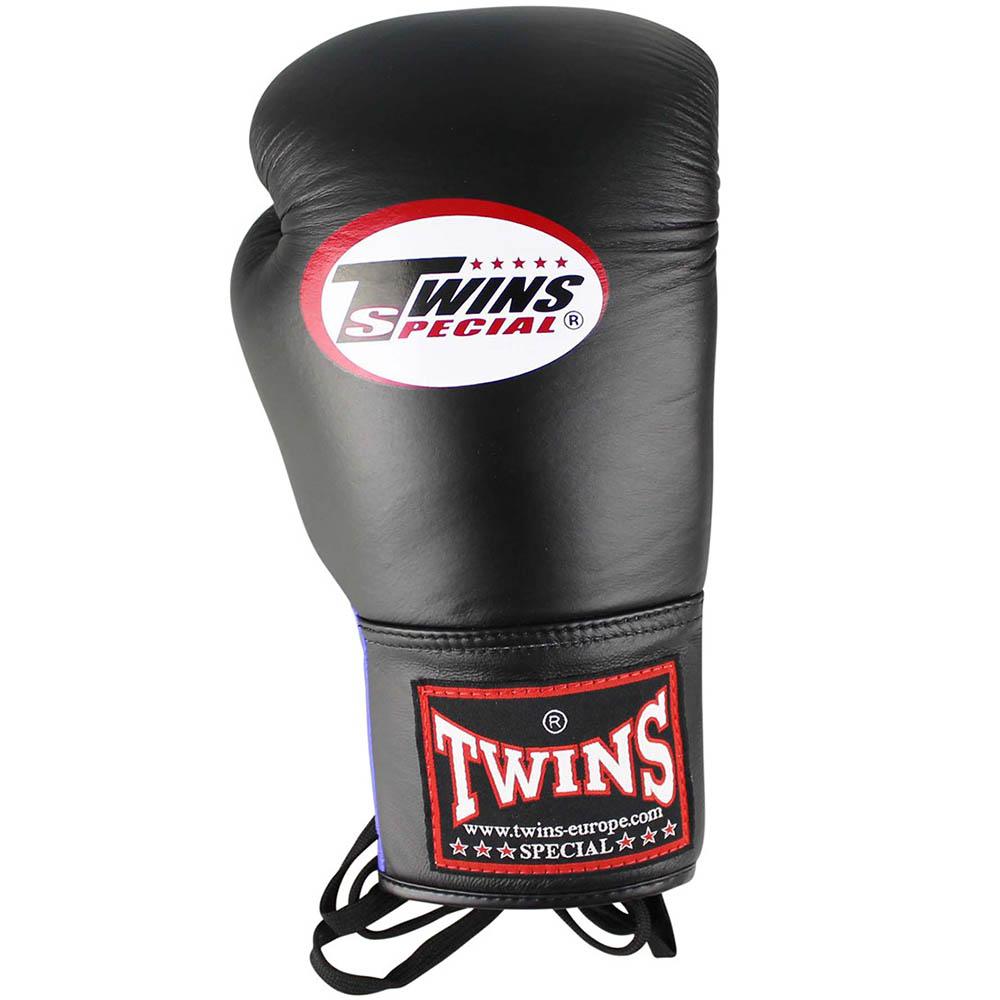 Twins Special BOXING GLOVES LACE UP BGLL 1 BLACK shop online at  SUPER EXPORT SHOP.