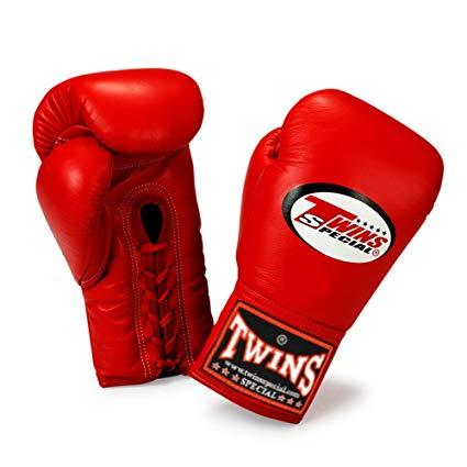 Twins Special BOXING GLOVES LACE UP BGLL 1 RED shop online at  SUPER EXPORT SHOP.