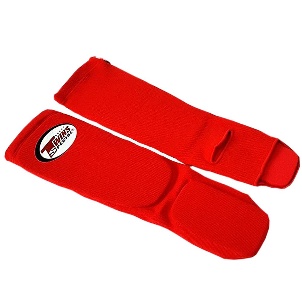 Twins Special Elastic Shinguards SGN1 Red Twins Special